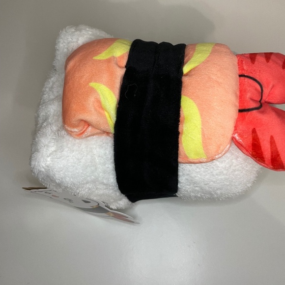 NWT Tasty Peach Studios Aurora Meowchi Shrimp Nigiri Sushi 7" Plush - Picture 3 of 8